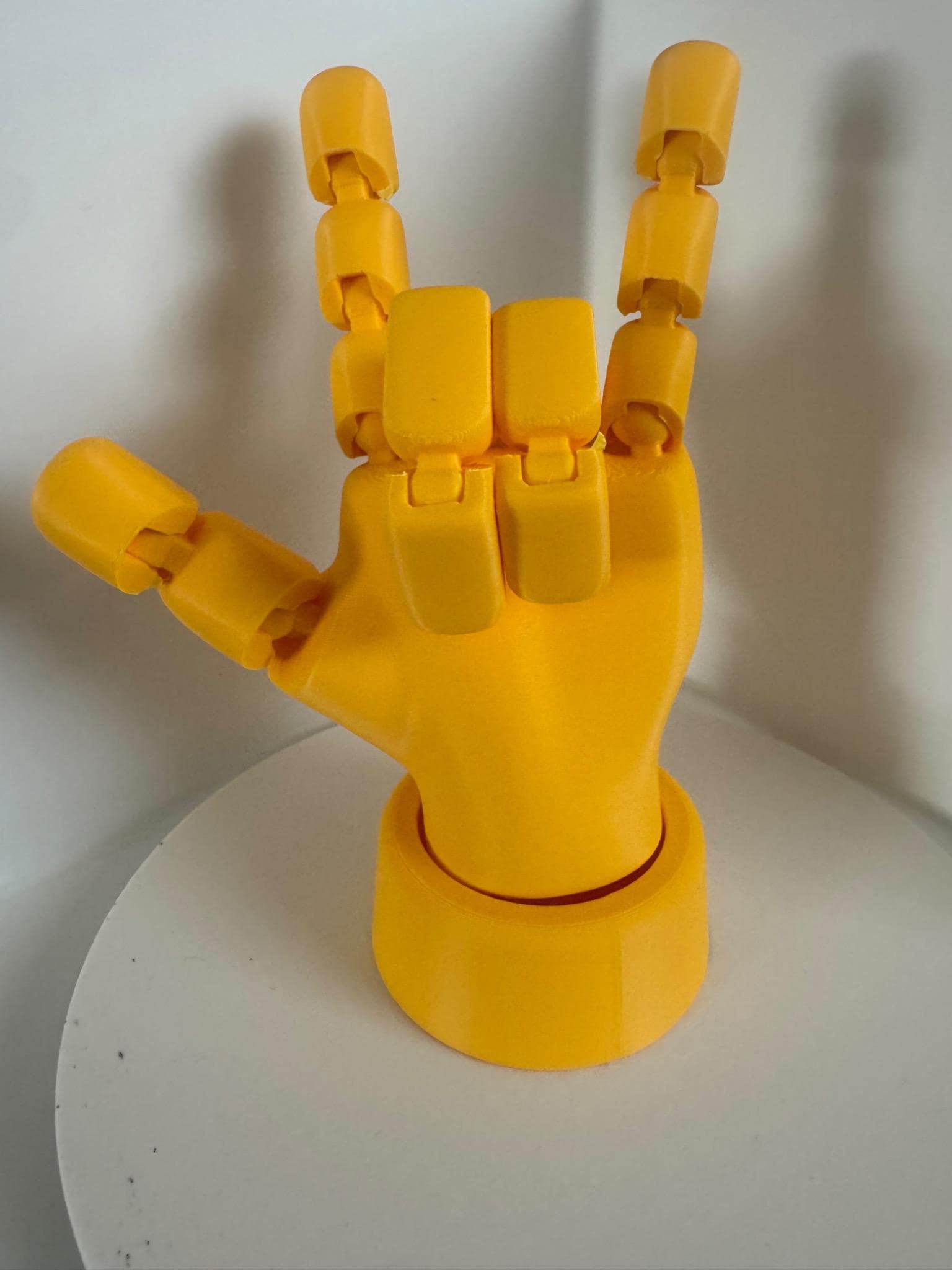 Articulated Plastic Hand Model, Poseable Artist Reference