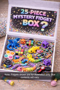 25 Piece Mystery Fidget Box | 3D Printed Fidget Toy Set | Large Sensory Toys Bundle