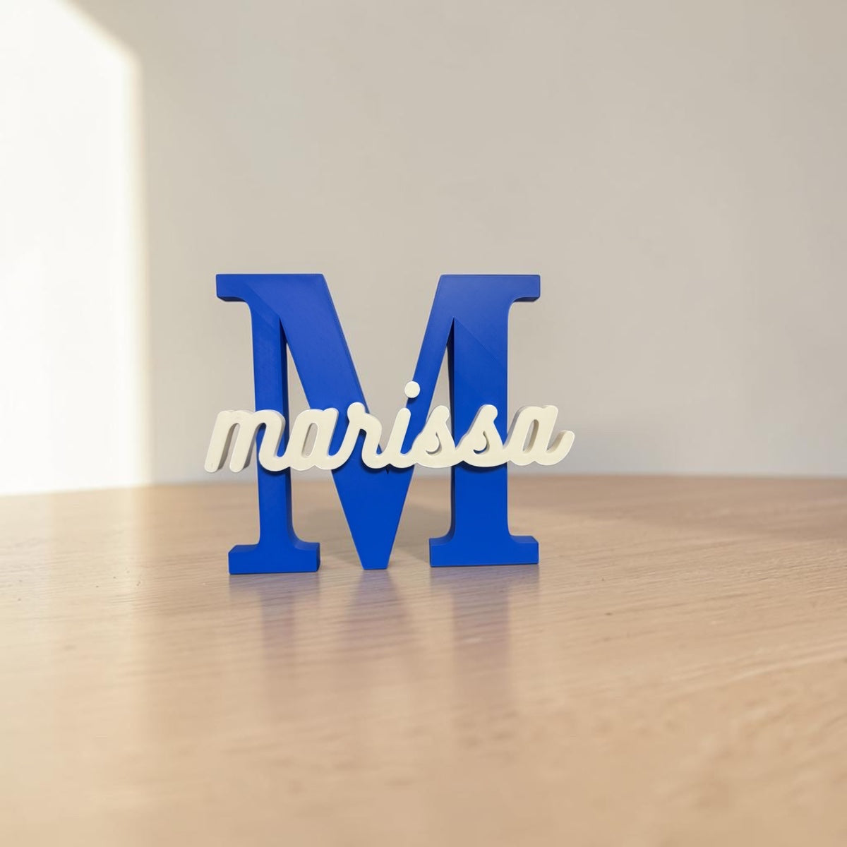 Custom Name Sign with Initial | 3D Printed Personalized Decor | Nursery, Bedroom, or Gift Sign