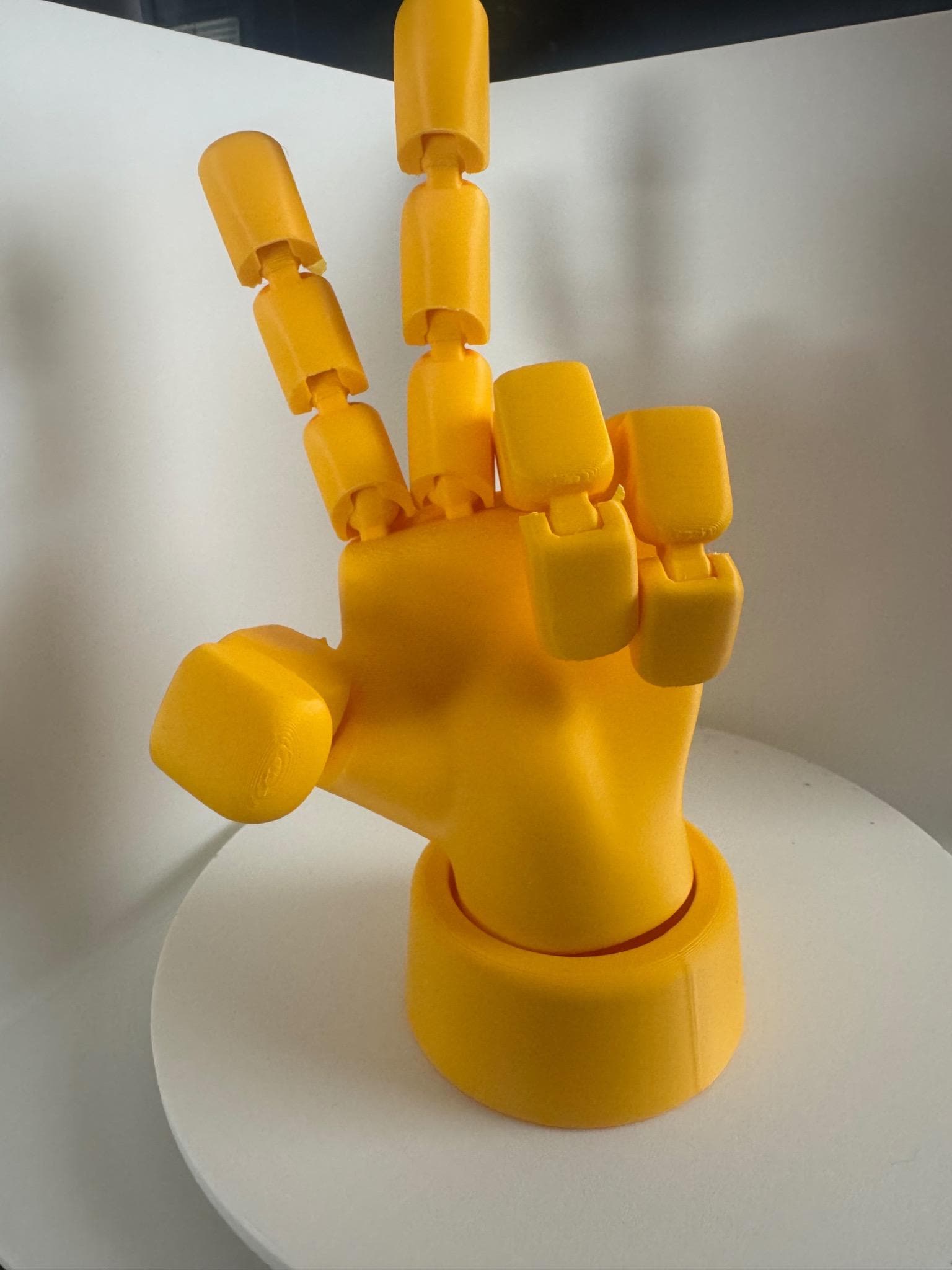 Articulated Plastic Hand Model, Poseable Artist Reference