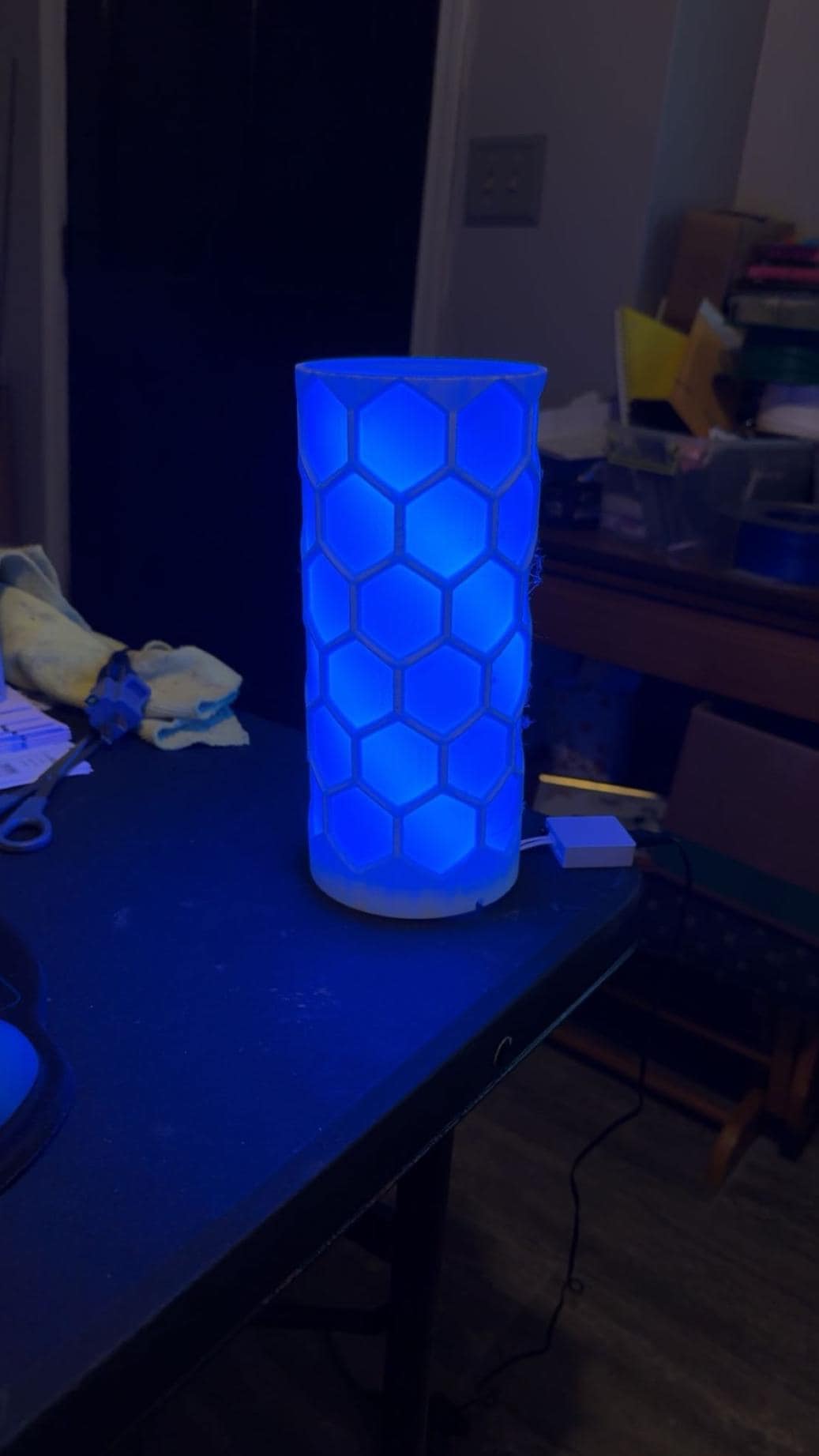 RGB Hexagon Light | Honeycomb Mood Lighting | Gamer Room Decor | Ambient Night Light